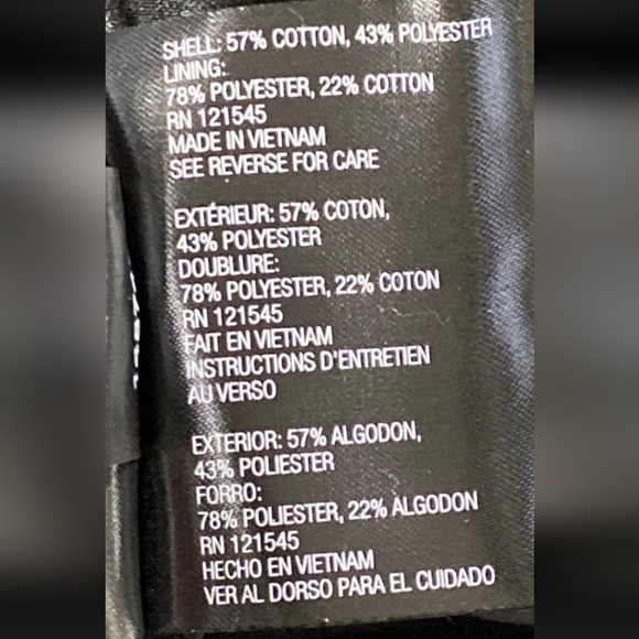 New With Tags London Fog Women's Charcoal Black Double Breasted Trench Coat XXL - Picture 5 of 6